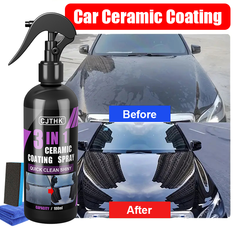 Car Wax Ceramic Coating - طلاء سيراميك للسيارات، عامل طلاء نانو،