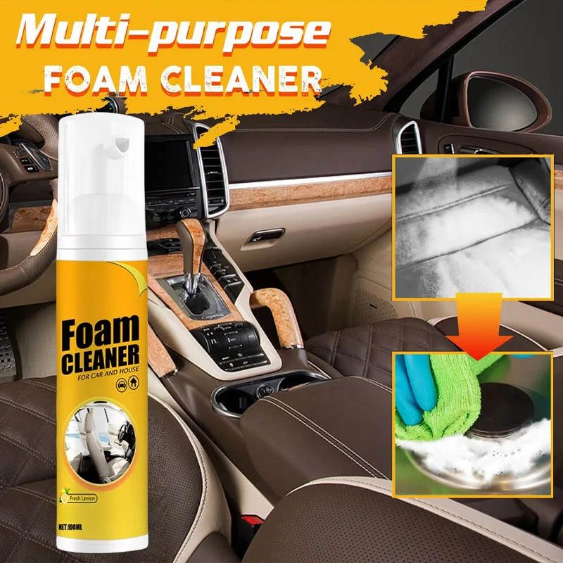 Leather Cleaner Interior - منظف رغوي متعدد الوظائف لمقاعد السيارة
