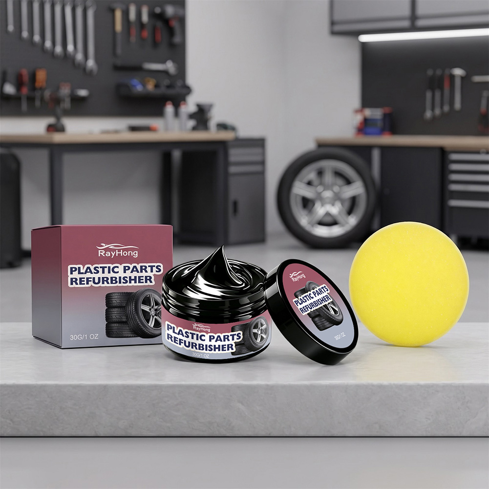Trim Restorer Plastic - مُجدد الأجزاء البلاستيكية السوداء للسيارات، مُجدد