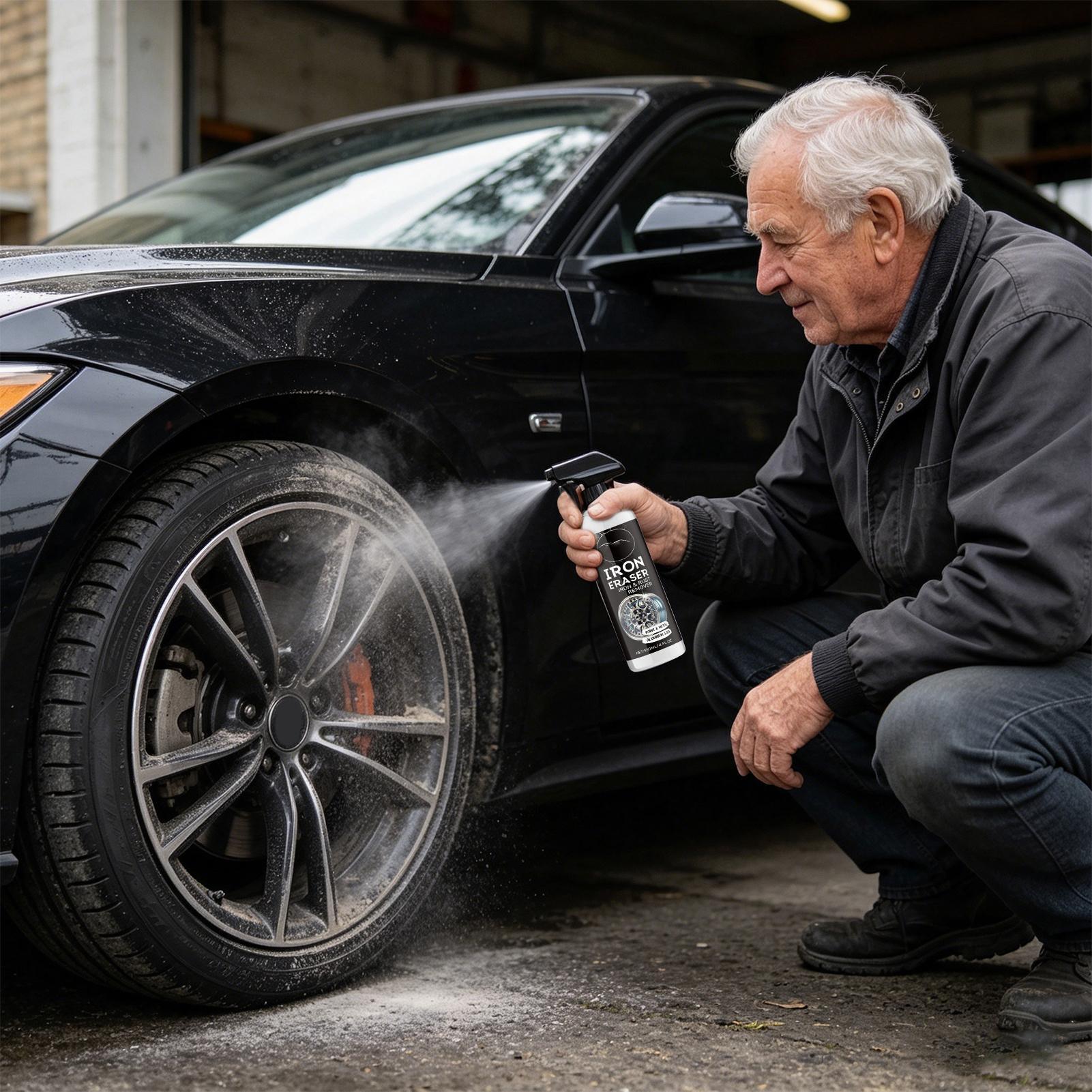 Wheel Cleaner Alloy - بخاخ مزيل صدأ عجلات السيارة، منظف
