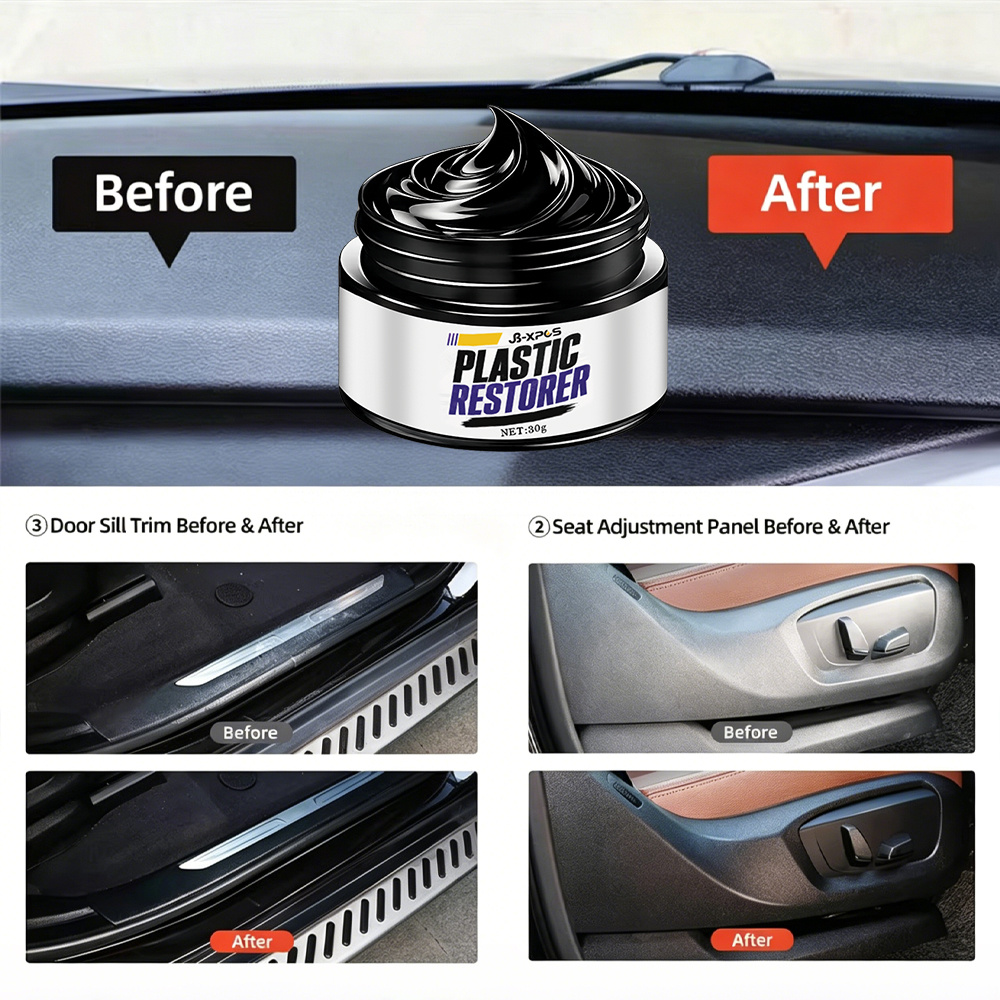معجون ترميم حواف الأسود، ملون  - مراجعة Trim Restorer Plastic وسعره