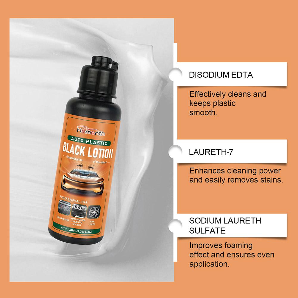 لوشن تجديد البلاستيك للسيارات، - مراجعة Trim Restorer Plastic وسعره