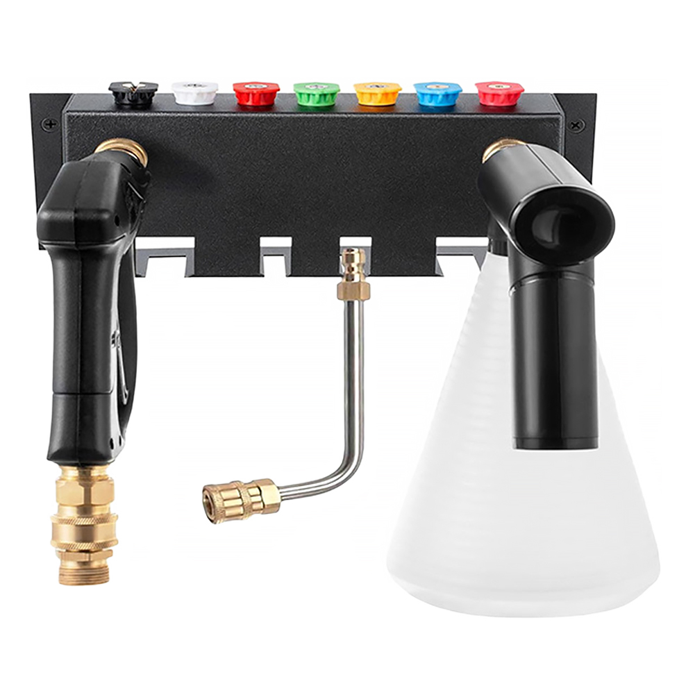 حامل مسدس غسالة الضغط ، موصل س - مراجعة Pressure Washer Foam Gun وسعره