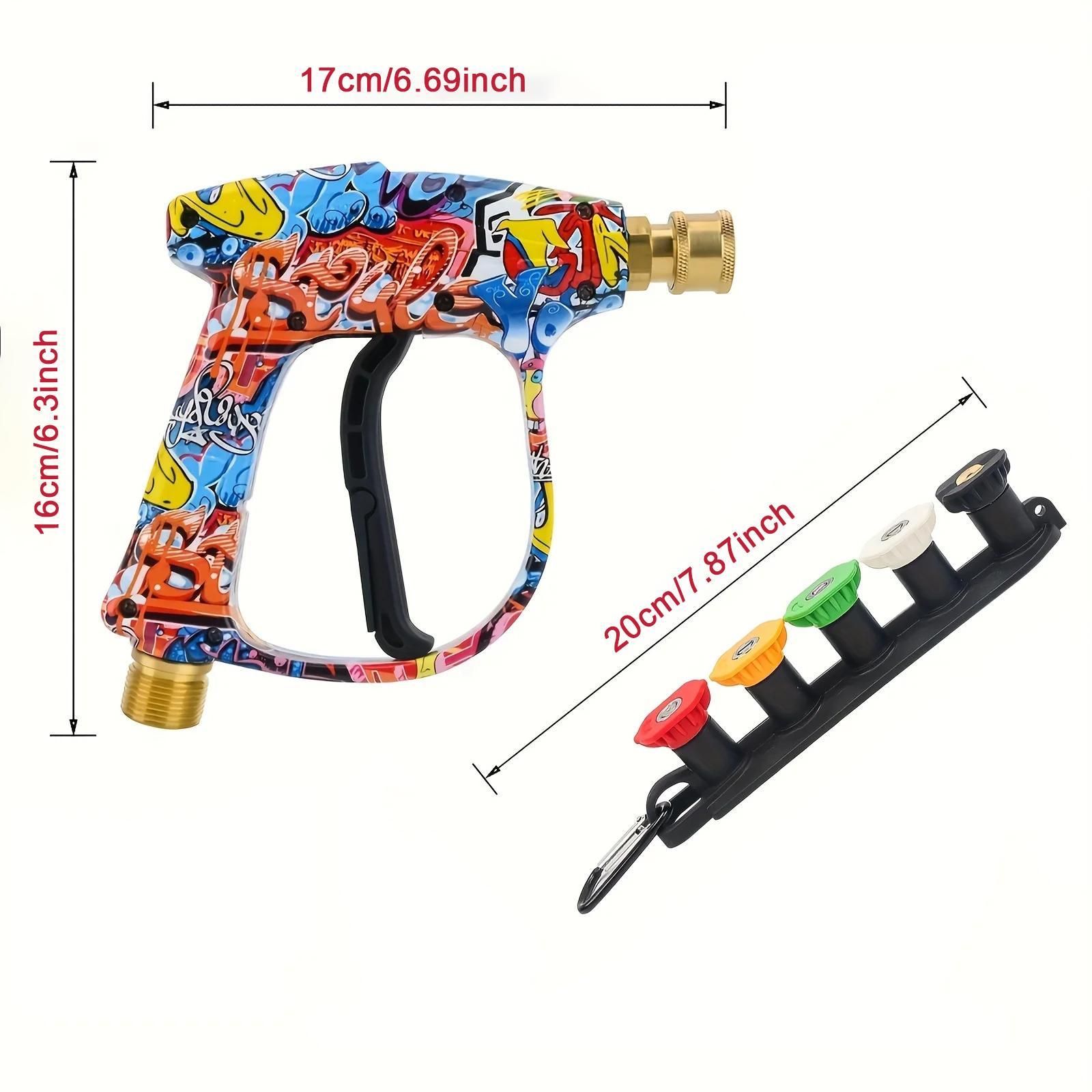 مسدس مياه عالي الضغط 4350 رطل  - مراجعة Pressure Washer Foam Gun وسعره