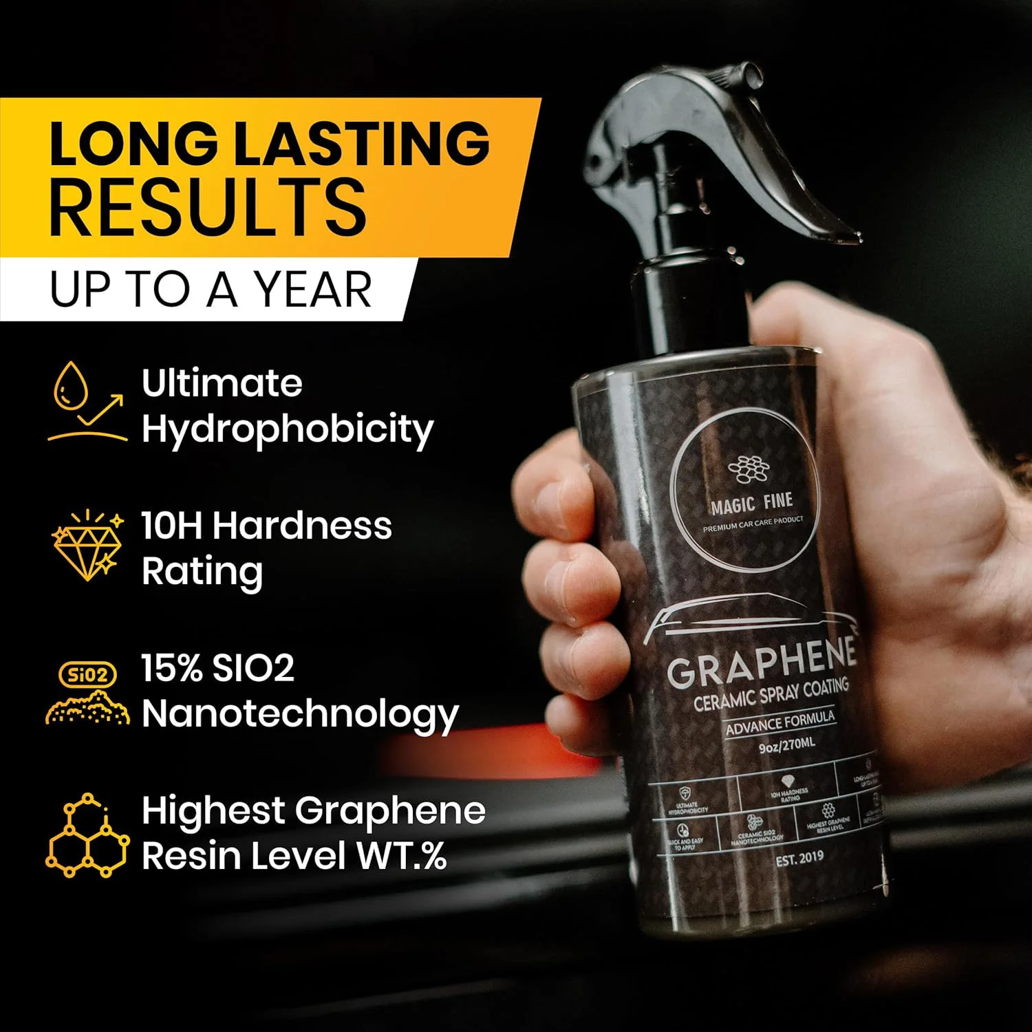 طلاء سيراميك بالجرافين سريع وس - مراجعة Car Wax Ceramic Coating وسعره