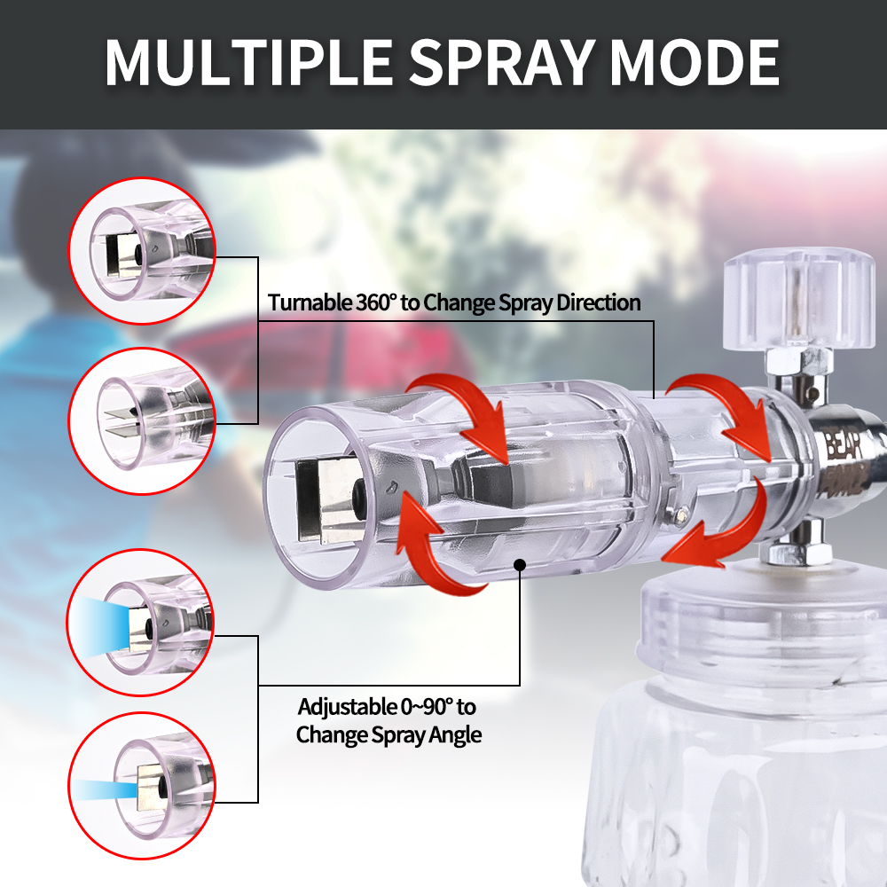 مولد رغوة ومسدس رغوة وفوهة رغو - مراجعة Pressure Washer Foam Gun وسعره