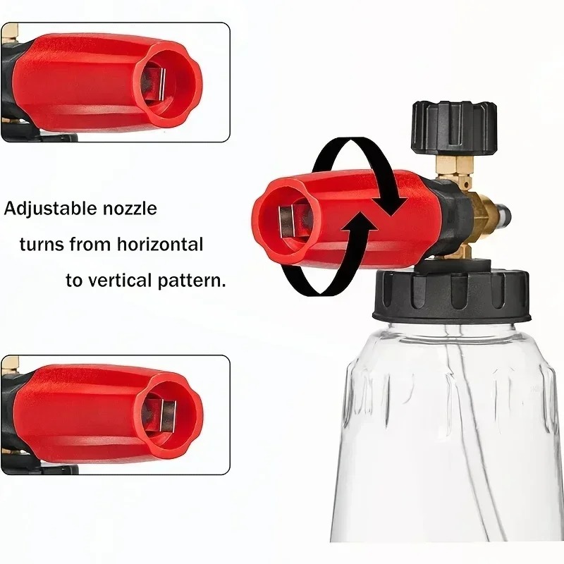 مدفع رغوة ثلجية عالي الضغط قاب - مراجعة Pressure Washer Foam Gun وسعره