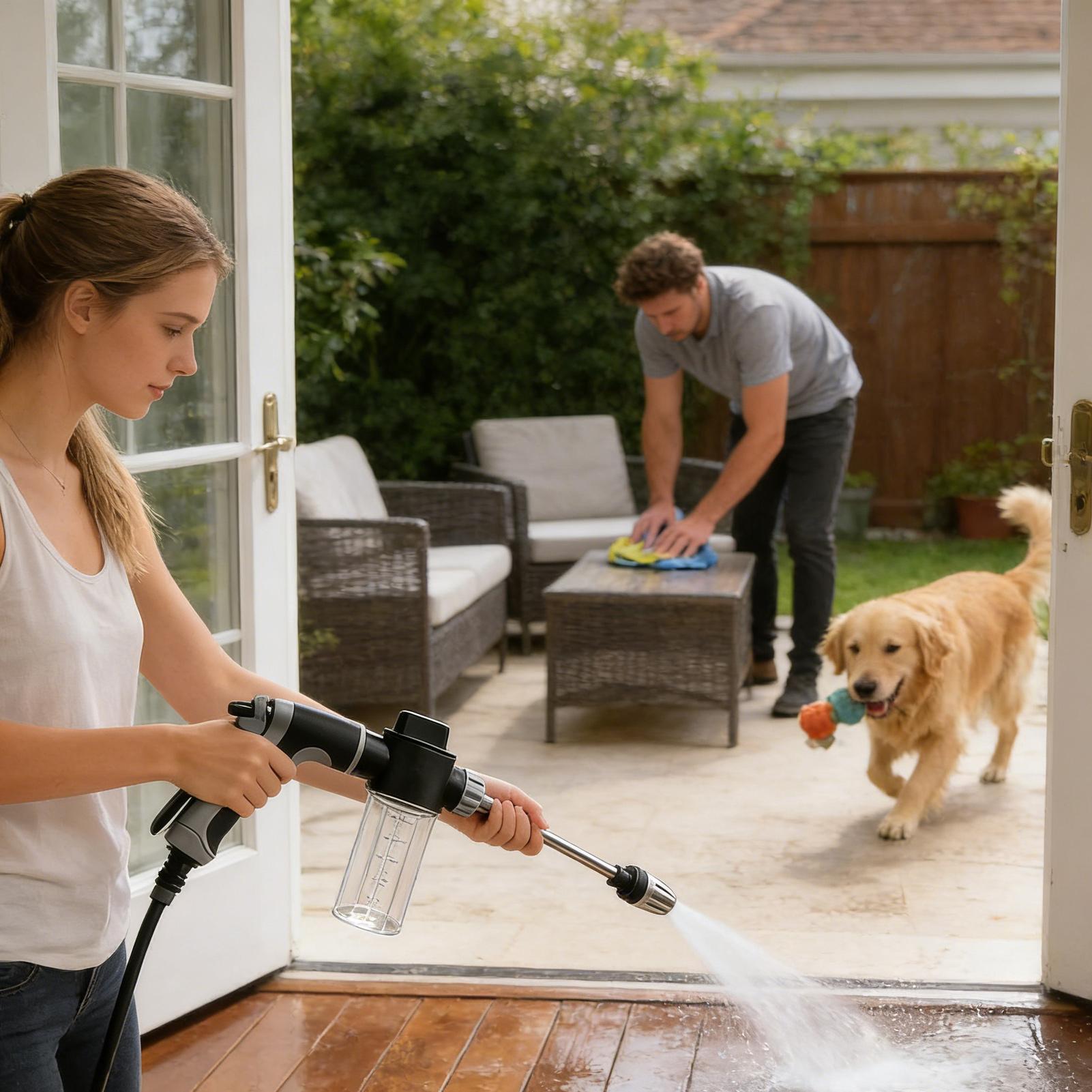 غسالة ضغط عالي متعددة الوظائف، - مراجعة Pressure Washer Foam Gun وسعره